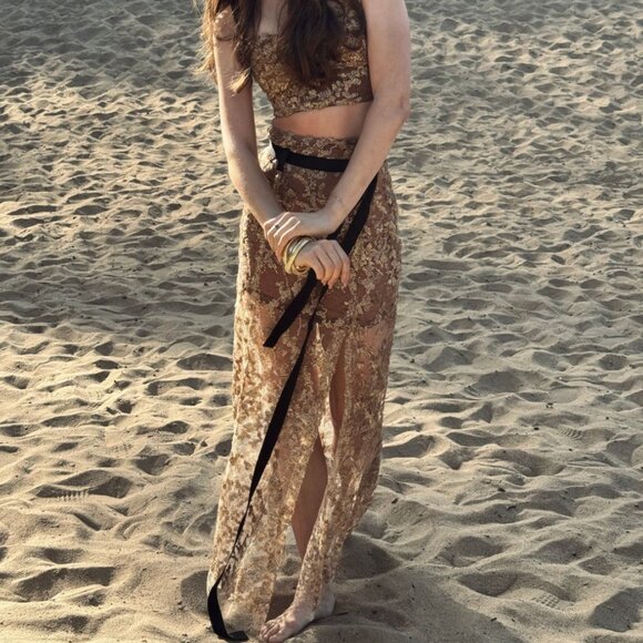 Lahive Genevive Sequin Skirt - Picture 6 of 10